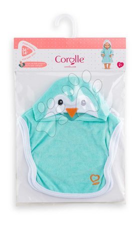 Oblečení pro panenky - Župan pro panenku Bathcape Penguin Mon Grand Poupon Corolle - 6