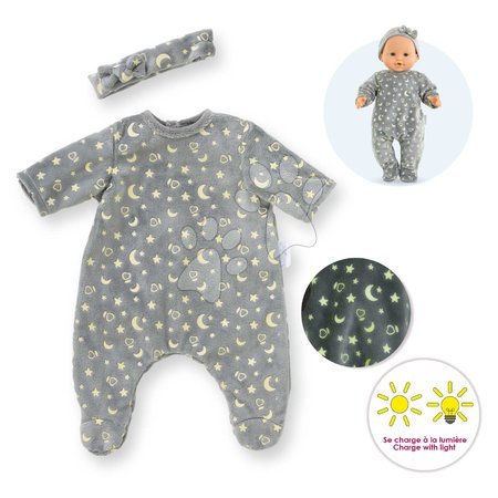 Játékbaba ruhák | Oldal 2 - Pizsama játékbabára Pajamas Glitter in the Dark & Headband Mon Grand Poupon Corolle_1