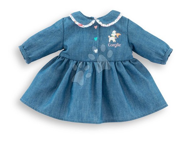 Oblačila za punčke - Obleka za punčko Dress A Weekend in Paris Mon Grand Poupon Corolle