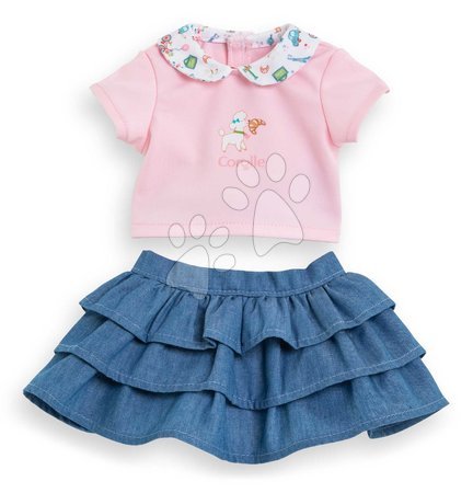 Oblačila za punčke - Krilo in majica za lutko 