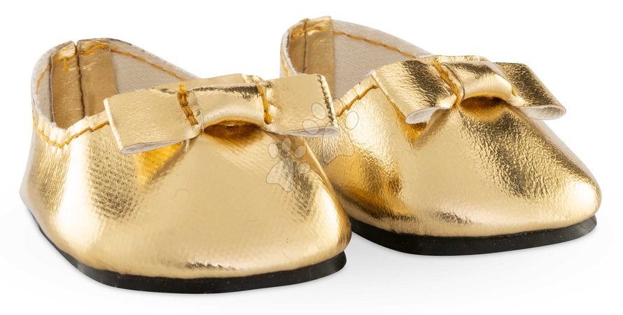 Játékbaba ruhák | Oldal 7 - Balettcipők játékbabára Golden Ballet Flat Shoes Corolle