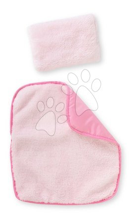 Postýlky a kolébky pro panenky - Proutěný košík s přikrývkou a polštářem pro panenku Braided Basket Set Plush Corolle - 2