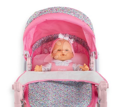 Poussettes à partir de 18 mois - Landau pour poupée Flowered Carriage Corolle - 14