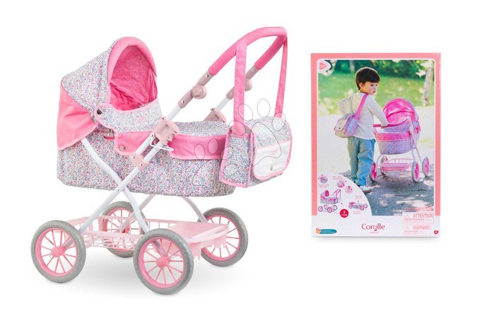 Poussettes à partir de 18 mois - Landau pour poupée Flowered Carriage Corolle - 23