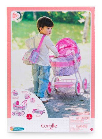 Poussettes à partir de 18 mois - Landau pour poupée Flowered Carriage Corolle - 24
