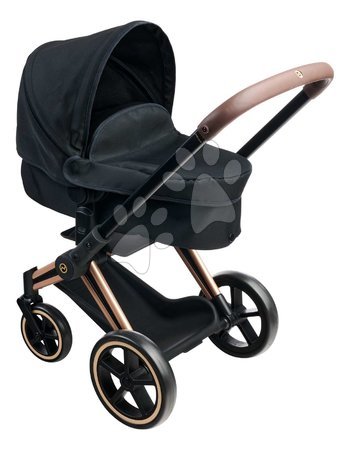 Passeggini per bambole - Passeggino 3in1 combinato per bambola Cybex Black Priam Corolle