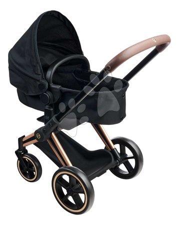 Passeggini per bambole set - Set passeggino trio con bambola Albane Cybex Black 3in1 Pram Corolle - 8