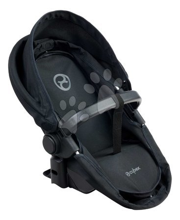 Passeggini per bambole set - Set passeggino trio con bambola Albane Cybex Black 3in1 Pram Corolle - 13