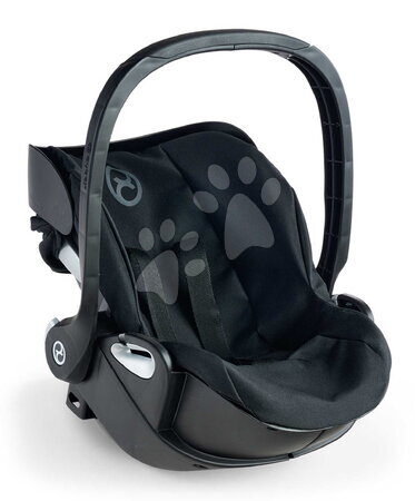 Puppenwagen  - Set Babyschale mit Puppe Perle beim Friseur Doll Carrier Cybex Priam 2in1 Black Corolle_1