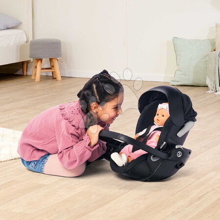 Passeggini per bambole set - Set ovetto con bambola Eloise Baby Doll Carrier Cybex Priam 2in1 Nero Corolle - 4