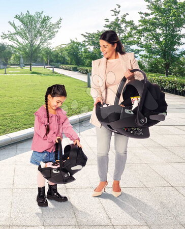 Passeggini per bambole set - Set ovetto con bambola Eloise Baby Doll Carrier Cybex Priam 2in1 Nero Corolle - 12