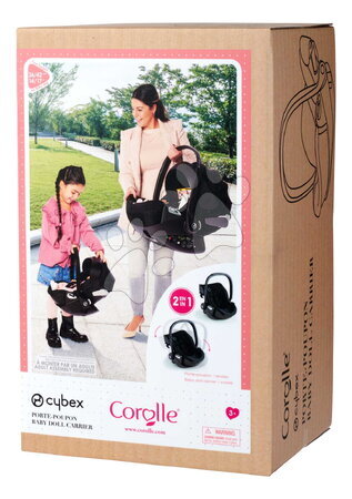 Passeggini per bambole set - Set ovetto con bambola Eloise Baby Doll Carrier Cybex Priam 2in1 Nero Corolle - 30
