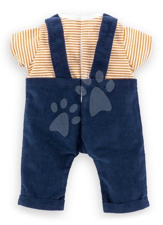 Játékbaba ruhák | Oldal 2 - Póló és overál játékbabára T-shirt & Navy Blue Overall Mon Grand Poupon Corolle_1
