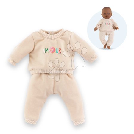 Játékbaba ruhák | Oldal 2 - Melegítő szett játékbabára Beige Tracksuit Mon Grand Poupon Corolle_1