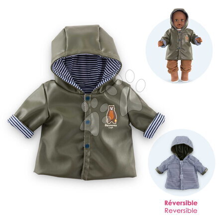 Od 2 do 3 rokov - Pršiplášť pre bábiku Reversible Rain Coat Little Explorer Mon Grand Poupon Corolle_1