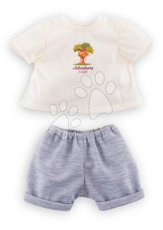 Od 2 do 3 rokov - Tričko a kraťasy pre bábiku T-Shirt & Short Little Explorer Mon Grand Poupon Corolle
