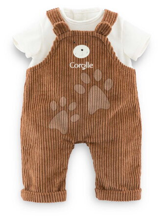 Od 2 do 3 rokov - Overal a tričko pre bábiku Bear Overalls & T-Shirt Little Explorer Mon Grand Poupon Corolle