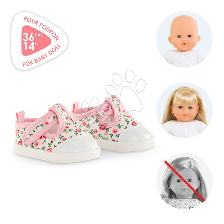 Oblečení pro panenky - Tenisky pro panenku Sneakers Pink Grenadine Mon Grand Poupon Corolle - 3