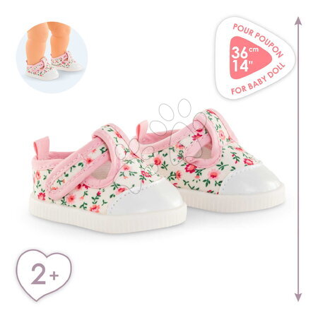 Oblečení pro panenky - Tenisky pro panenku Sneakers Pink Grenadine Mon Grand Poupon Corolle - 4