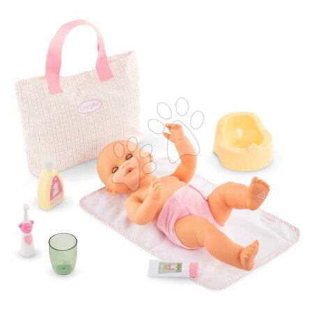 Doplnky pre bábiky - Prebaľovacia taška pre bábiku Changing Accessories Set Tulips Corolle_1