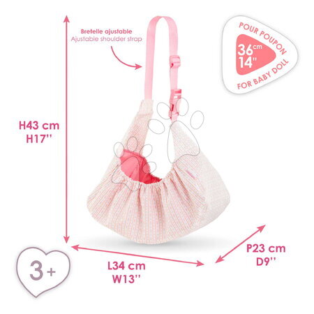 Doplňky pro panenky - Nosič pro panenku Carrier Bag Tulips Corolle - 3