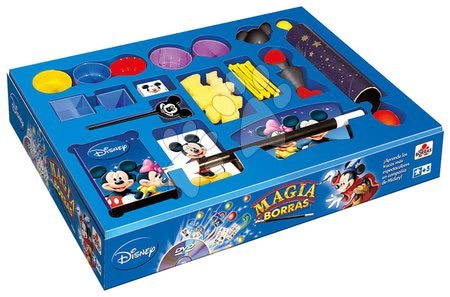 Idegennyelvű társasjátékok - Bűvészmutatványok Mickey Mouse Disney Magia Borras Educa magyarázó DVD-vel spanyol nyelvű 5 évtől_1