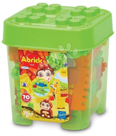 Kocke i puzzle - Kocke s majmunima Abrick Barrel Écoiffier