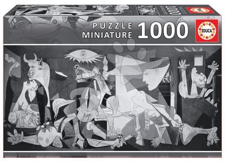 Puzzle miniatúrne - Puzzle Miniature Series - Guernica, Pablo Picasso Educa 1000 dielov od 12 rokov