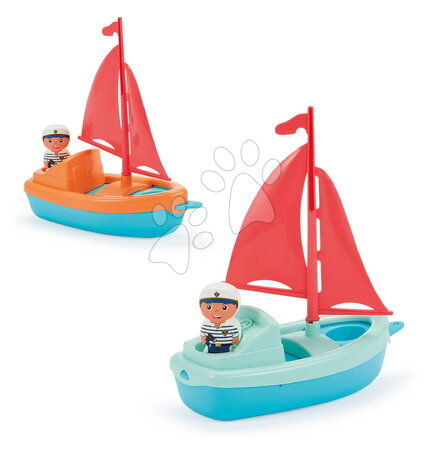 Loďky a člnky k vode - Plachetnica s námorníkom Écoiffier - 1