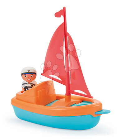 Játék hajók és csónakok - Vitorláshajó tengerésszel Écoiffier