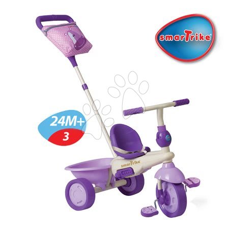 Rowerki trójkołowe od 10 miesiąca - Rowerek trójkołowy Safari Hippo Touch Steering smarTrike - 3