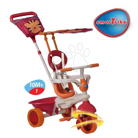 Tříkolky od 10 měsíců - Tříkolka Safari Lev Touch Steering smarTrike - 2