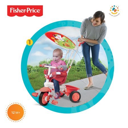 Trojkolky od 10 mesiacov - Trojkolka Fisher-Price Classic Plus smarTrike - 1