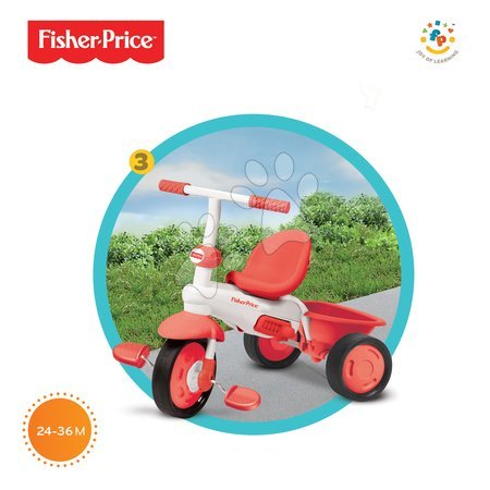 Trojkolky od 10 mesiacov - Trojkolka Fisher-Price Classic Plus smarTrike - 3