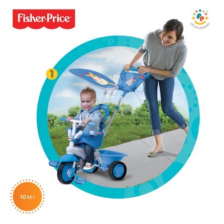 Toys for children from 6 to 12 months - Fisher-Price Elite Blue smarTrike Tricycle_1