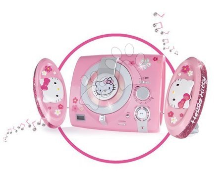 Produse vechi - CD player Hello Kitty music center Smoby - 3