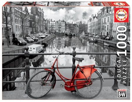 Igračke za sve od 10 godina - EDUCA 14846 PUZZLE 1000 dielov Amsterdam 68 x 48 cm + FIX PUZZLE LEPIDLO