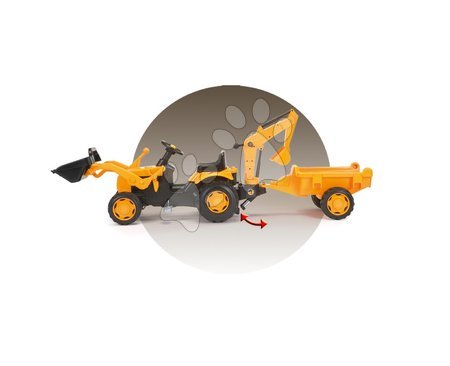 Produse vechi - Tractor cu pedale Power Builder Smoby - 4