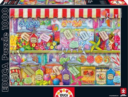 1000 darabos puzzle - Puzzle Genuine Candy Shop Educa