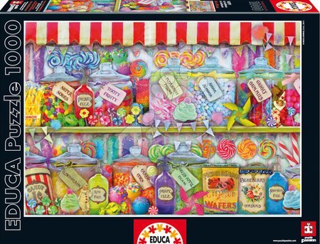 Jucării pentru toți de la 10 ani - Puzzle Genuine Candy Shop Educa