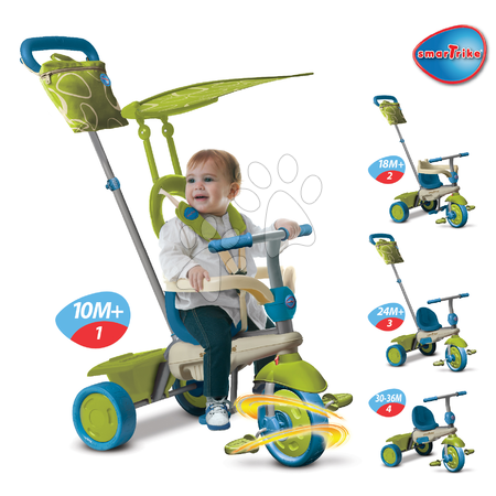 Triciklik 10 hónapos kortól - Tricikli Vanilla Touch Steering smarTrike - 5