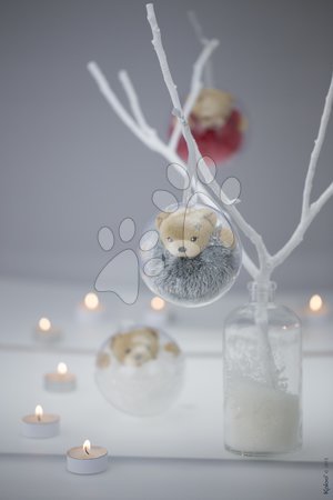 Dekorace do dětských pokojů - Plyšový medvěd Xmas Ball Kaloo - 4