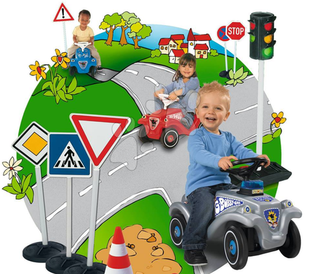Odrážedla od 12 měsíců - Odrážedlo Bobby Classic Police BIG - 6