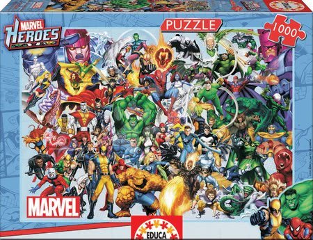 Marvel - Puzzle Marvel Heroes Educa