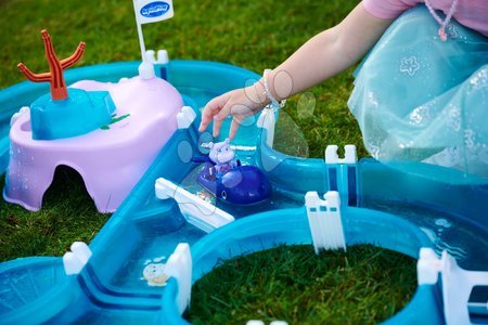 Pistas de agua para niños - Vía acuática en forma de corazón con columpio y escondite Mermaid AquaPlay - 28