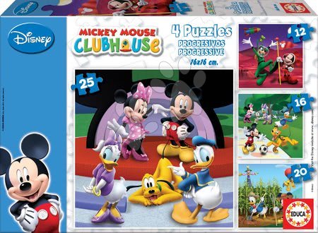 Puzzle progresiv pentru copii - Puzzle Mickey Mouse Educa - 1