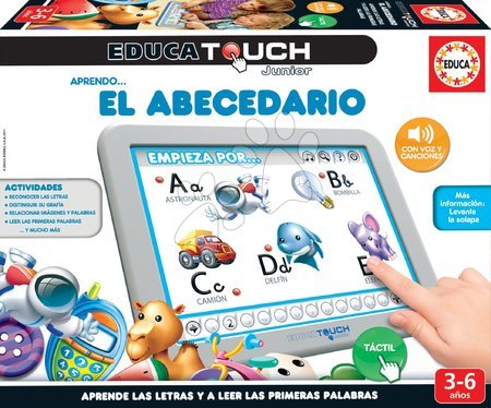 Jucării pentru copilași de la 3 la 6 ani - Tabletă electronică Alphabet Educa
