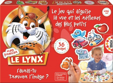 Cudzojazyčné spoločenské hry - Spoločenská hra pre najmenších Le Lynx Mon Premier Educa - 2