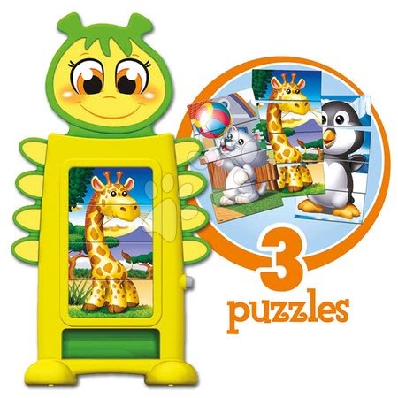 Puzzle za najmanje - EDUCA 15499 Baby puzzle Skladačka Tower s kockami od 18 mesiacov, 32*30*7 cm - 1