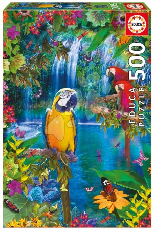 500 darabos puzzle - Puzzle Genuine Bird Tropical Land Educa